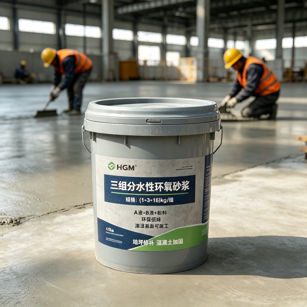 建华三组份水性环氧砂浆